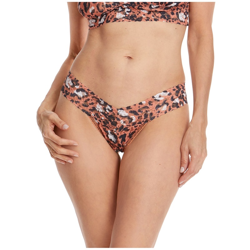 Hanky Panky Signature Lace Printed Low Rise Thong (PR4911P) – Cheeky Cheetah