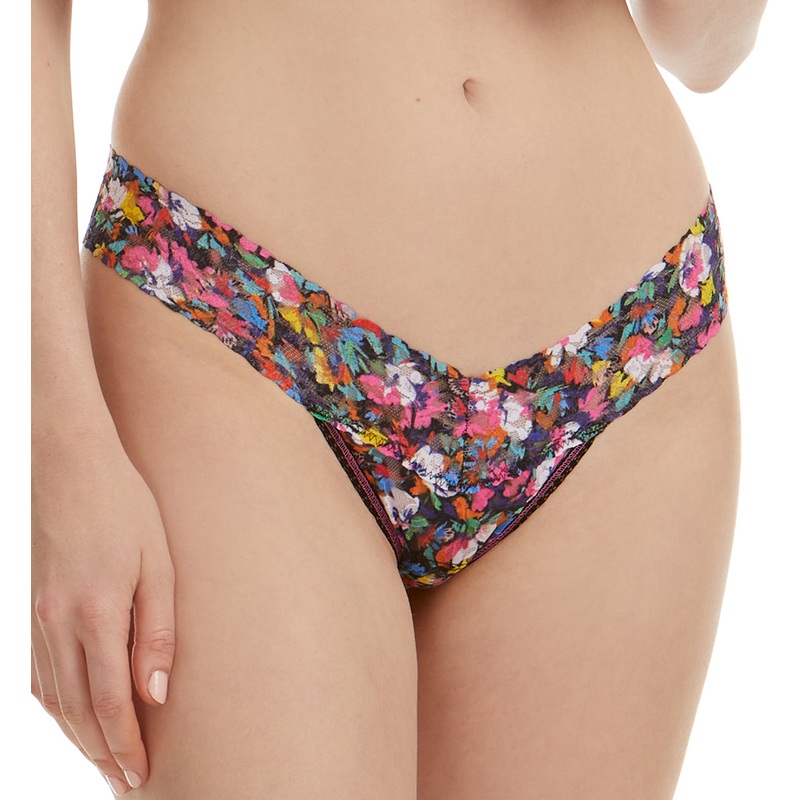 Hanky Panky Signature Lace Printed Low Rise Thong (PR4911P) – Confetti Flora