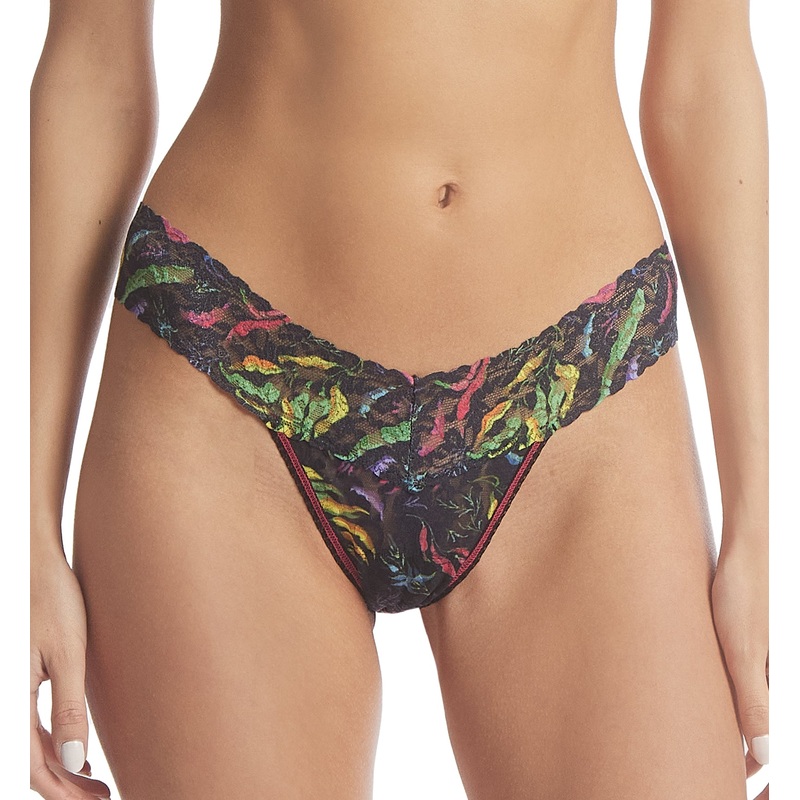 Hanky Panky Signature Lace Printed Low Rise Thong (PR4911P) – Floating