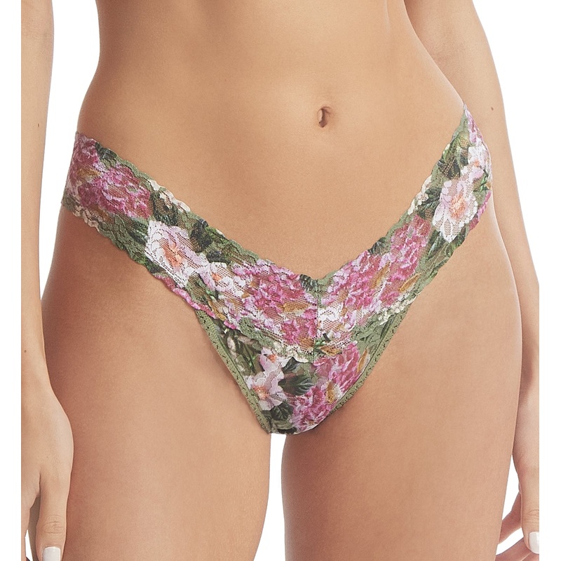 Hanky Panky Signature Lace Printed Low Rise Thong (PR4911P) – Florist