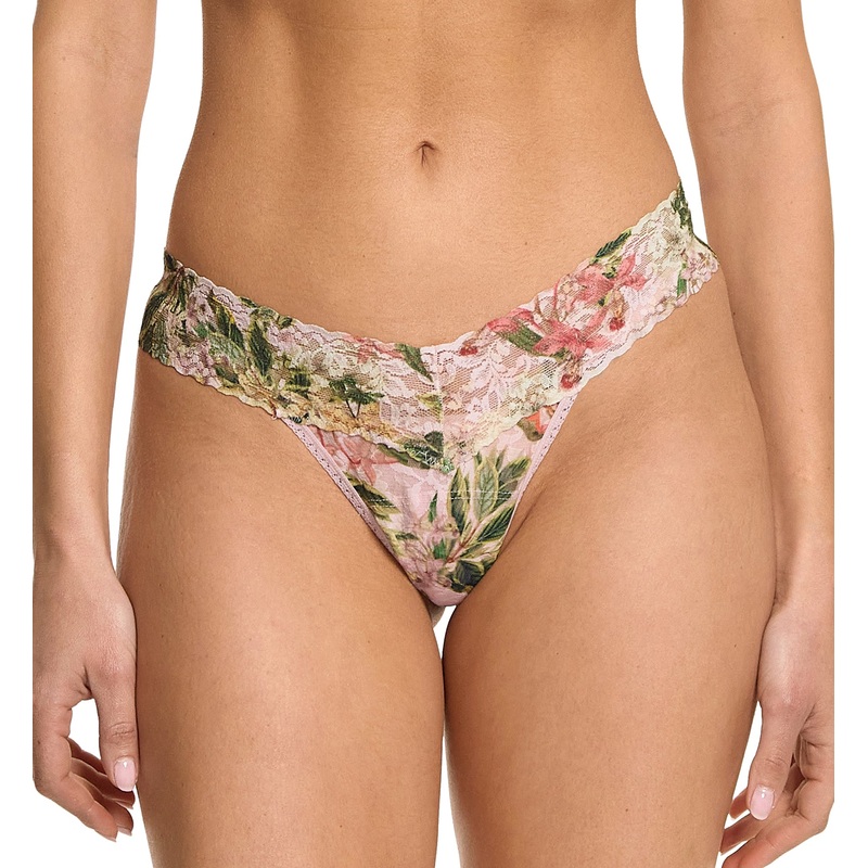 Hanky Panky Signature Lace Printed Low Rise Thong (PR4911P) – French Garden