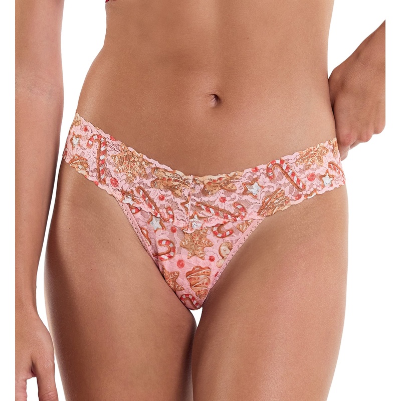 Hanky Panky Signature Lace Printed Low Rise Thong (PR4911P) – Gingerbread