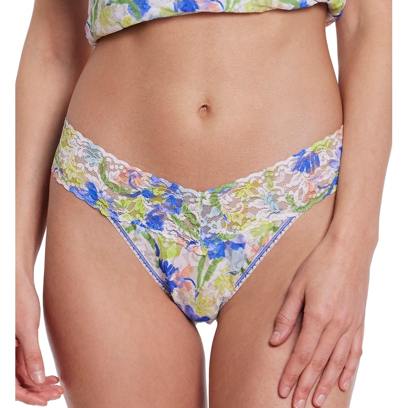 Hanky Panky Signature Lace Printed Original Rise Thong (PR4811P) – Brush Strokes
