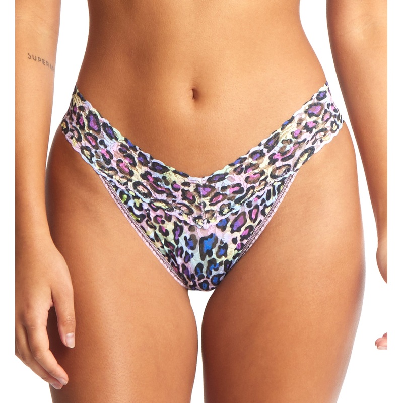 Hanky Panky Signature Lace Printed Original Rise Thong (PR4811P) – Disco Diva