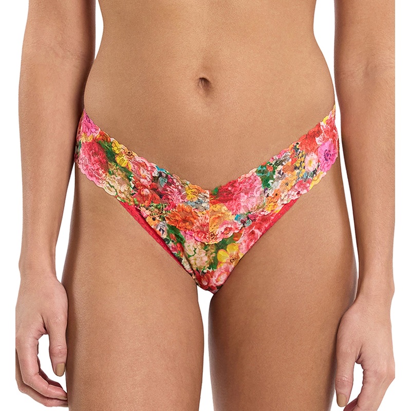 Hanky Panky Signature Lace Printed Original Rise Thong (PR4811P) – Floramania