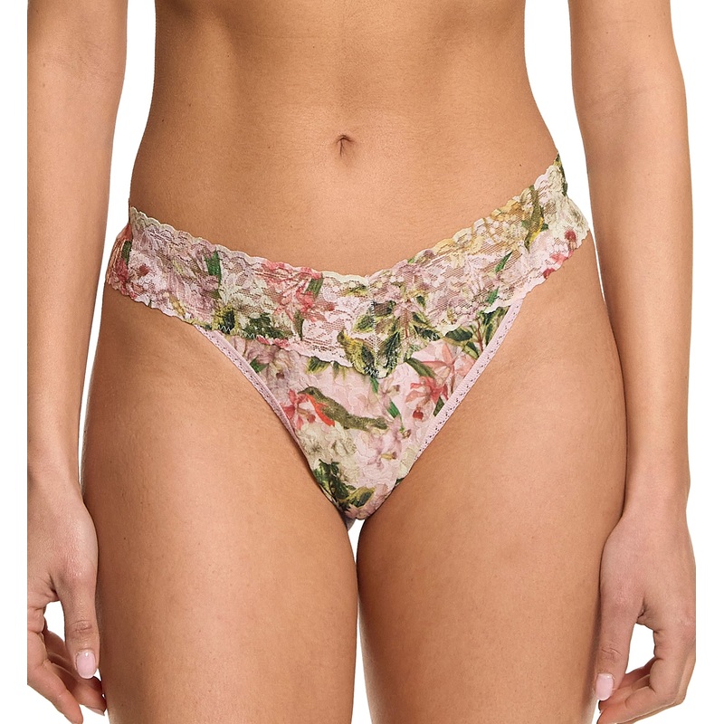 Hanky Panky Signature Lace Printed Original Rise Thong (PR4811P) – French Garden