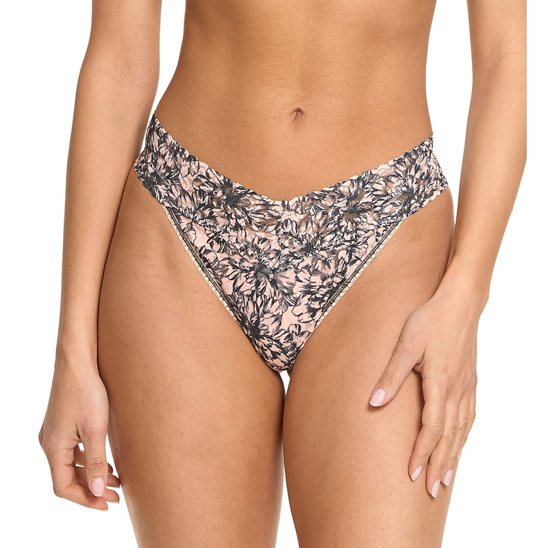 Hanky Panky Signature Lace Printed Original Rise Thong (PR4811P) – Outline