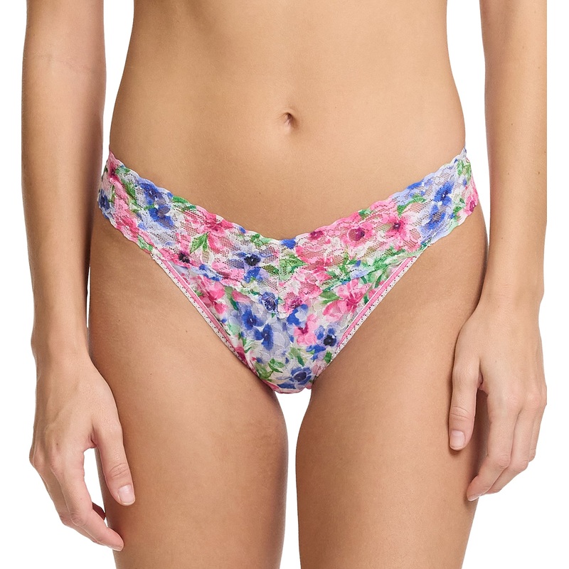 Hanky Panky Signature Lace Printed Original Rise Thong (PR4811P) – Paint And Pour