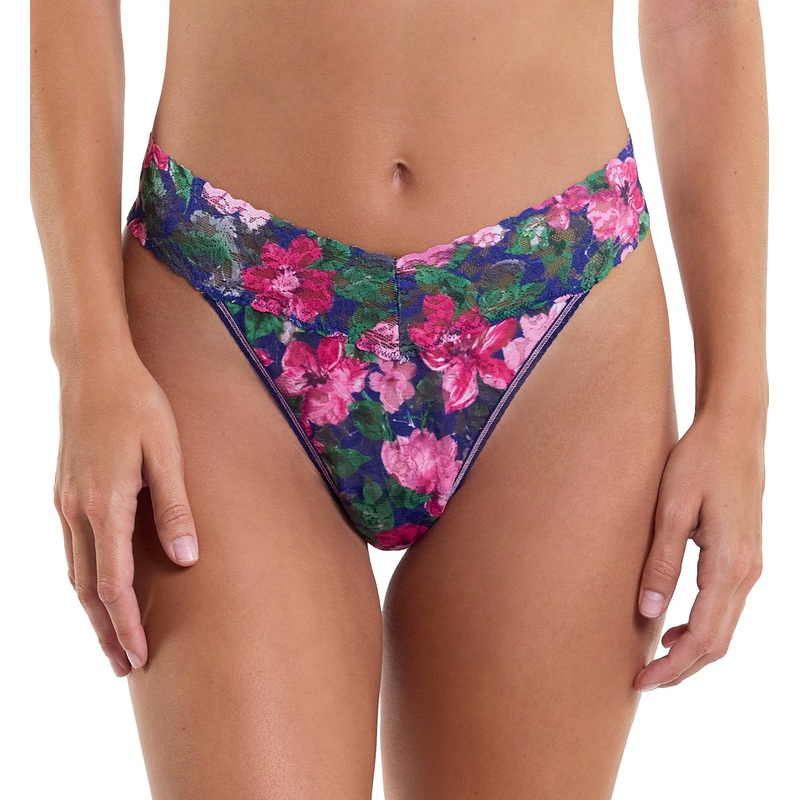 Hanky Panky Signature Lace Printed Original Rise Thong (PR4811P) – Tis The Season
