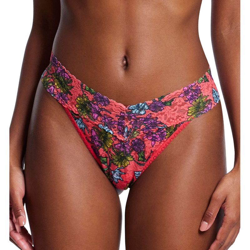 Hanky Panky Signature Lace Printed Original Rise Thong (PR4811P) – Wonderland Blooms