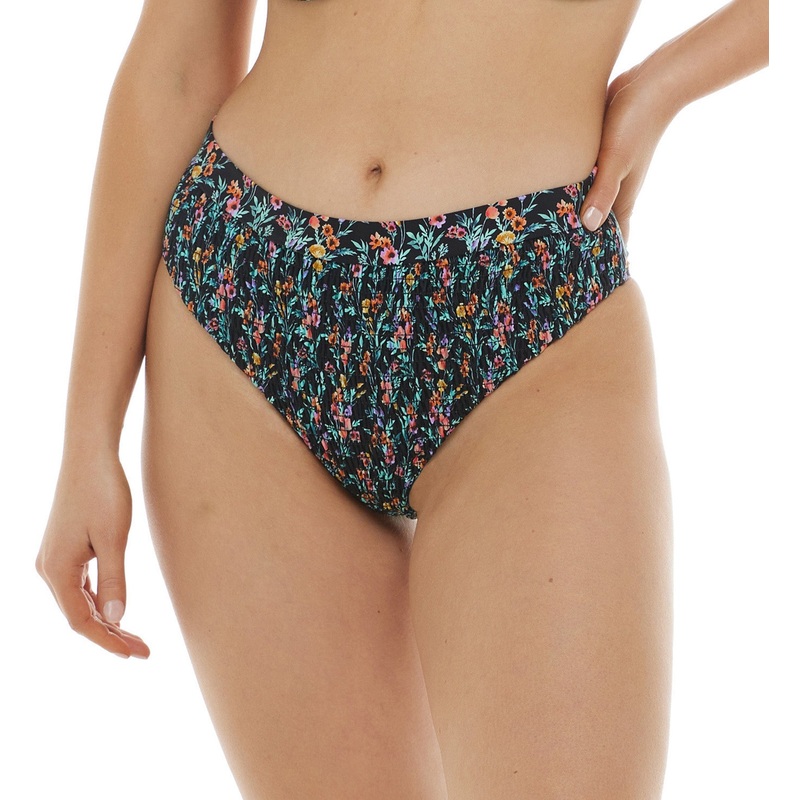Body Glove Abloom Marlee High-Waist Swim Bottom (39582150) – Black