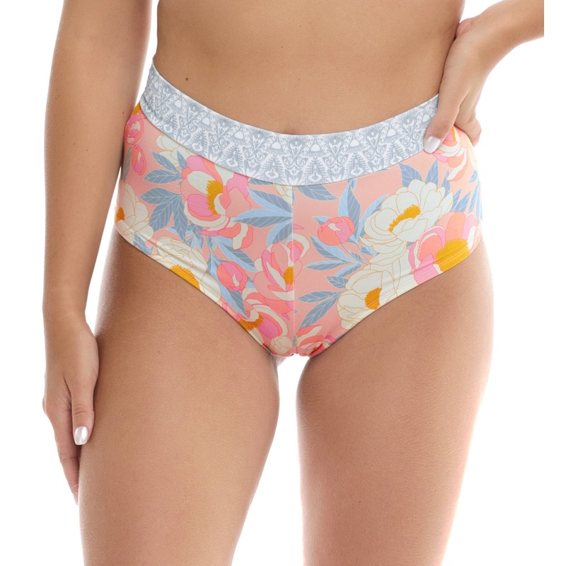 Body Glove Wayta Twiggy High Waist Boyleg Swim Bottom (39601156) – Light Denim