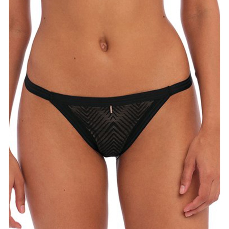 Freya Tailored String Bikini Brief (401150) – Black