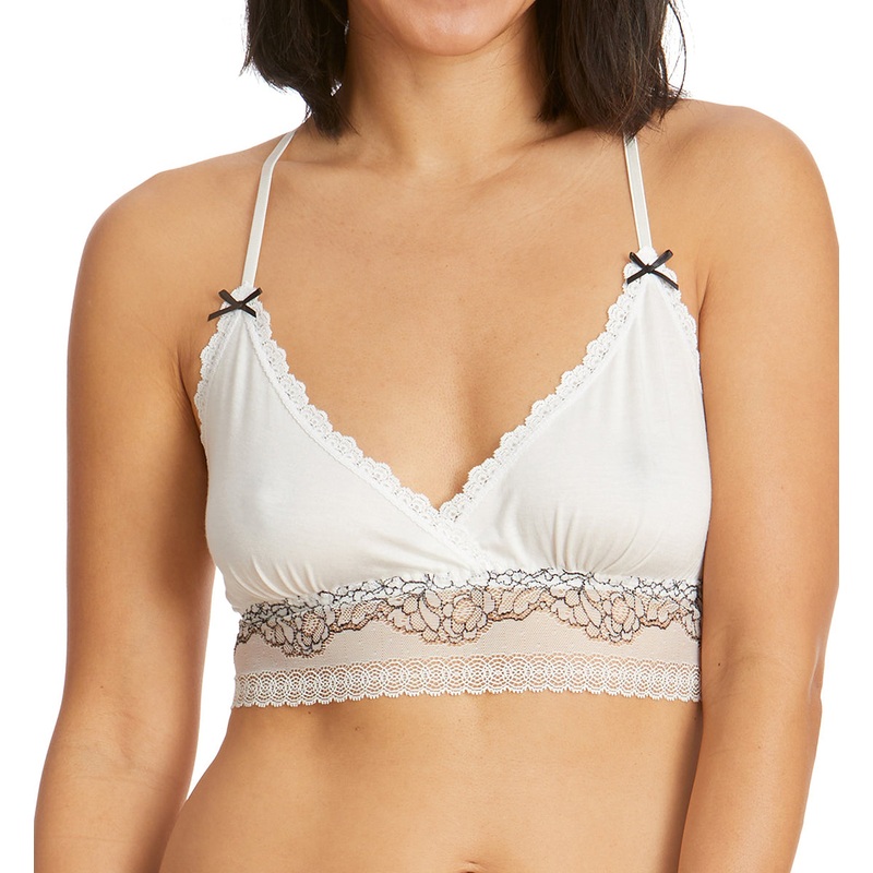 Hanky Panky Elena Jersey Triangle Bralette (637801) – Lily/Black