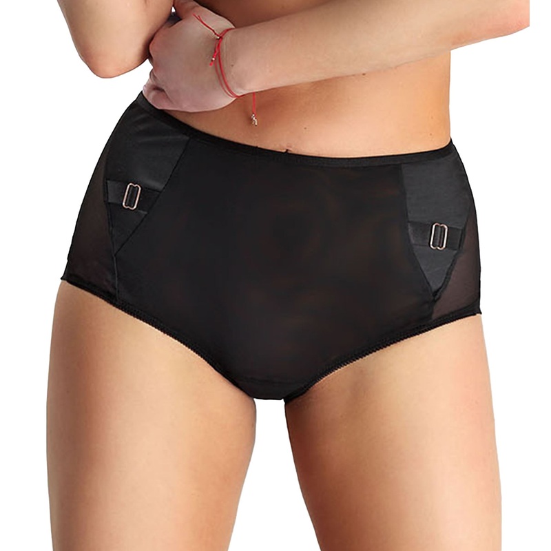 Nessa Linda High Waist Panty (N02) – Black