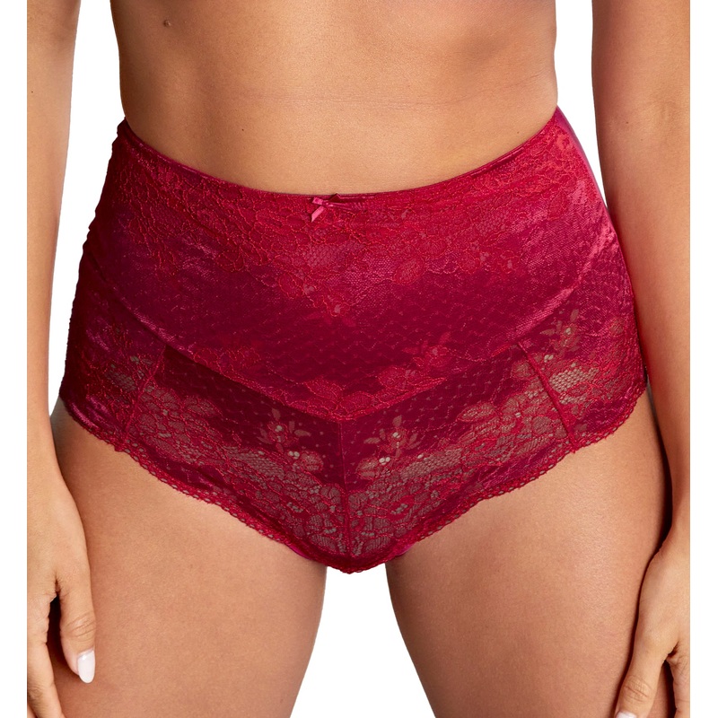 Panache Clara High Waist Brief (7254) – Orchid/Red
