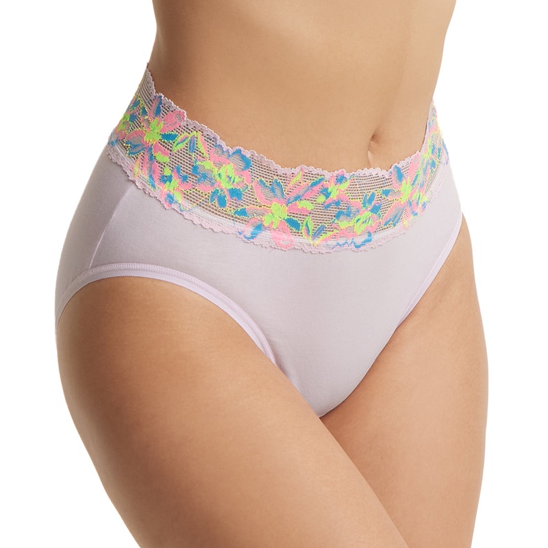 Hanky Panky Cotton-Spandex French Brief (892462) – Pink Multi