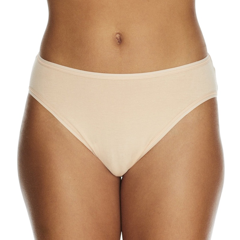 Hanky Panky Supima Cotton High Cut Brief (892264) – Chai
