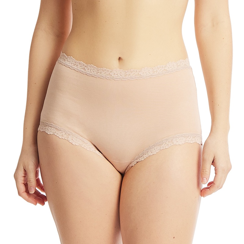 Hanky Panky Supima Cotton High Rise Boyshort (891292) – Chai