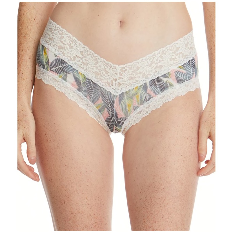 Hanky Panky Tropical Leaf V-Front Boyshort (6Z1221) – Tropical Leaf