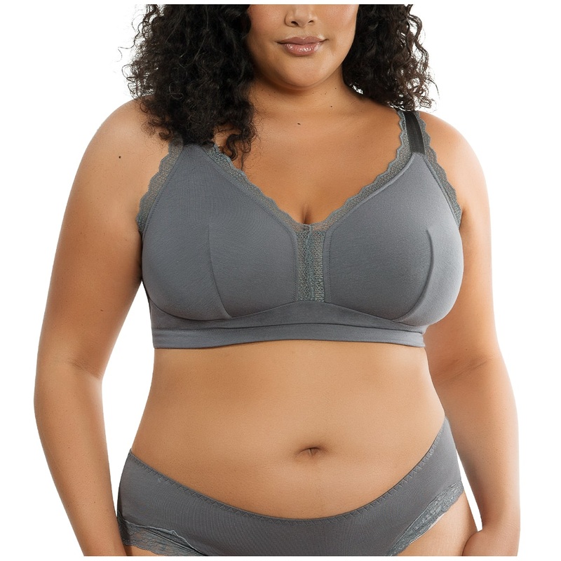 Parfait Dalis Soft Modal Bralette with J-Hook (5641) – Charcoal
