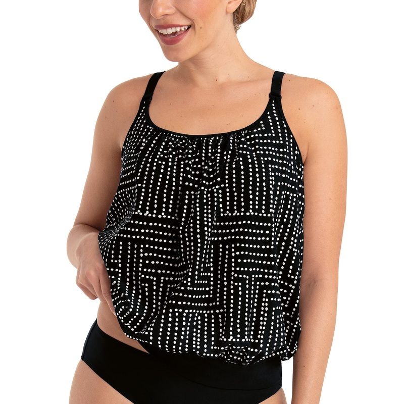 Anita Care Simple Art Pocatello Swim Tankini (6582-1) – Black