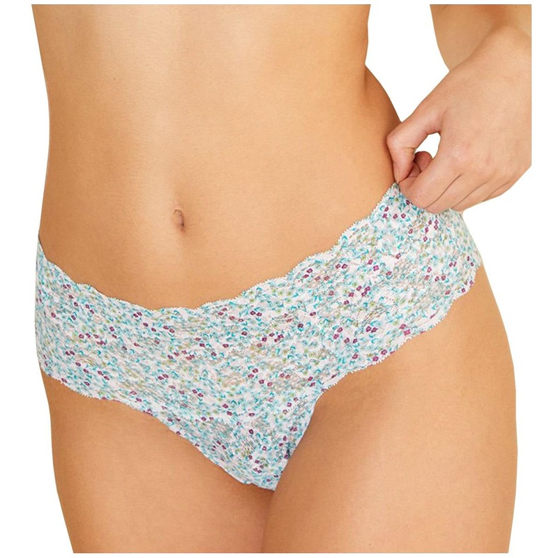 Cosabella Never Say Never Printed Comfie Thong (NEVEP0343) – Floral Blu Venezia