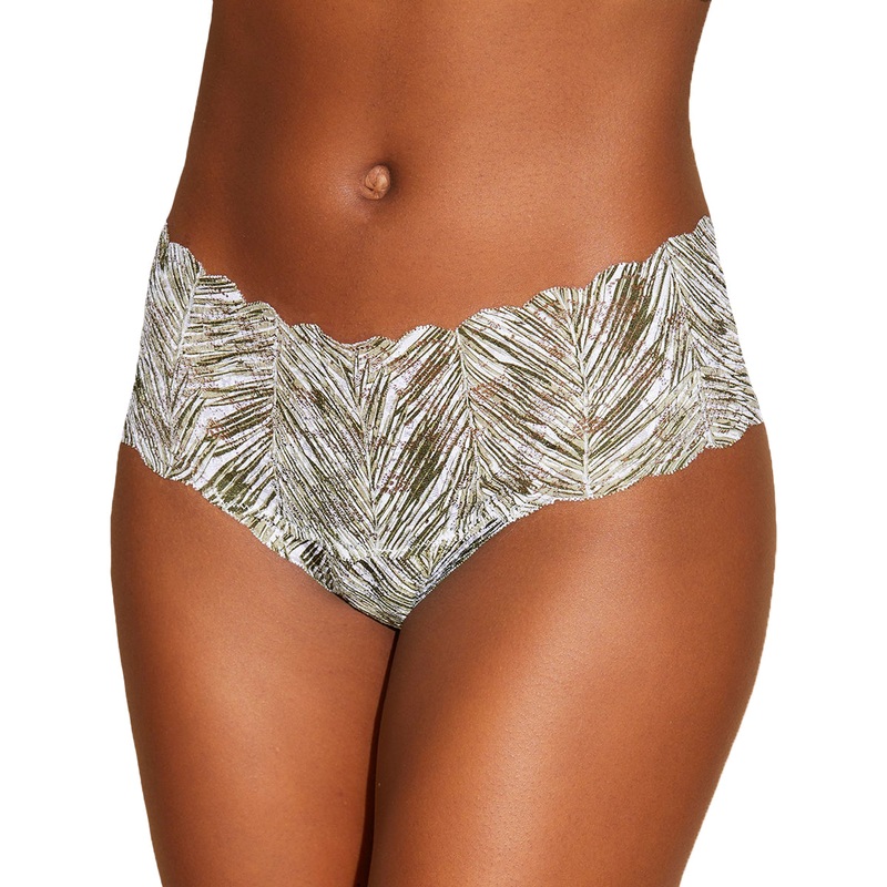 Cosabella Never Say Never Printed Comfie Thong (NEVEP0343) – Palm Aloe