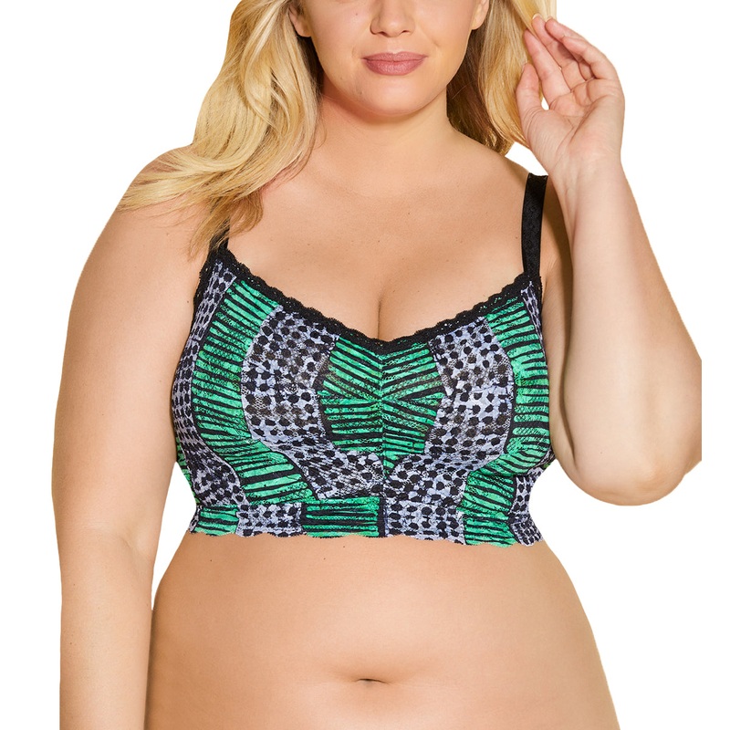 Cosabella Never Say Never Printed SUPER CURVY Sweetie Bralette (NEVEP1322) – Aggie