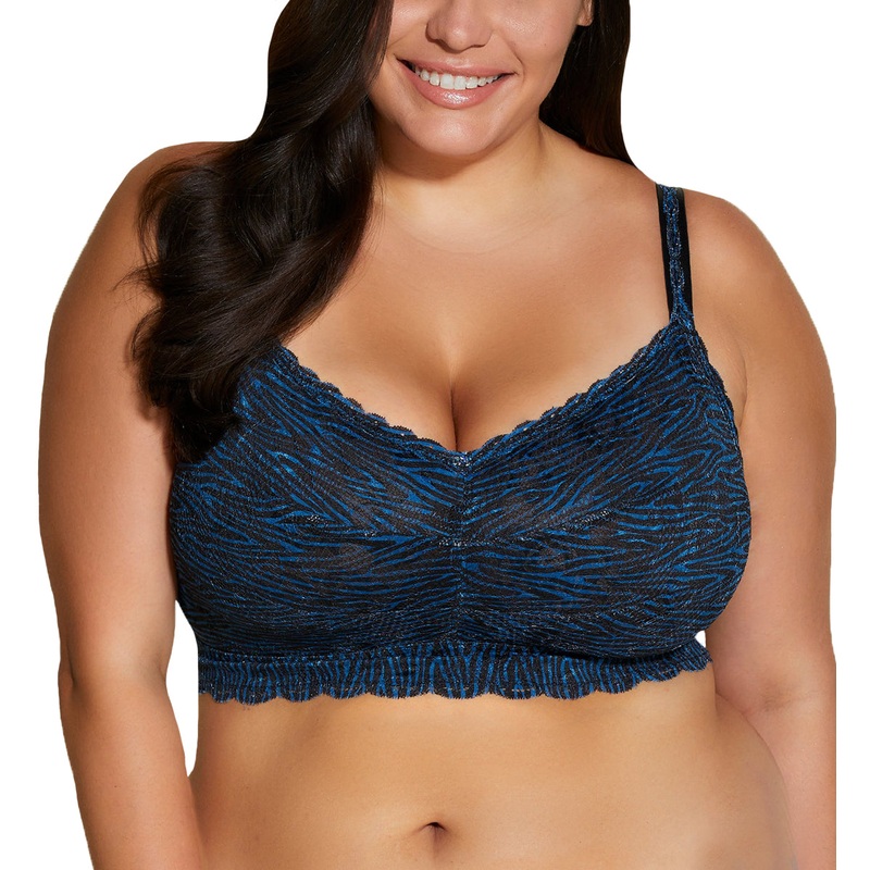 Cosabella Never Say Never Printed SUPER CURVY Sweetie Bralette (NEVEP1322) – Zebra Malawi