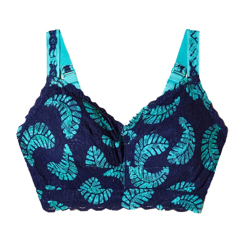 Cosabella Never Say Never Printed SUPER CURVY Sweetie Bralette (NEVEP1340) – Leaf