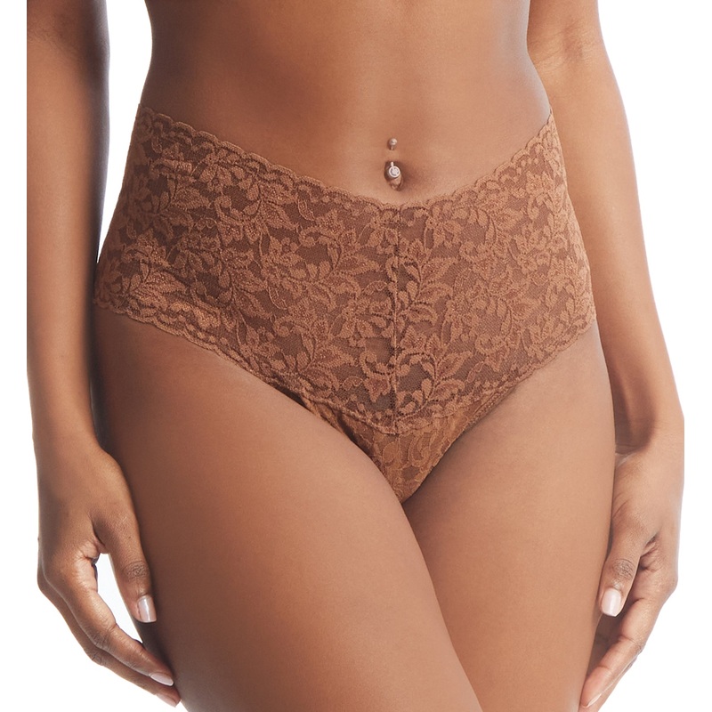 Hanky Panky Retro Lace Thong (9K1926P) – Macchiato