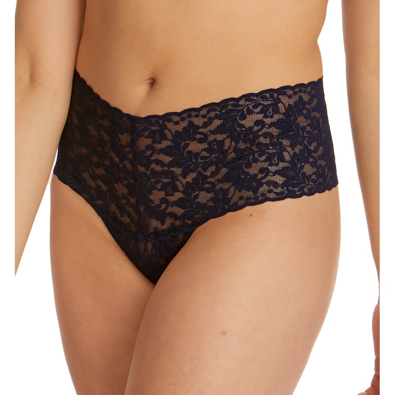 Hanky Panky Retro Lace Thong (9K1926P) – Navy