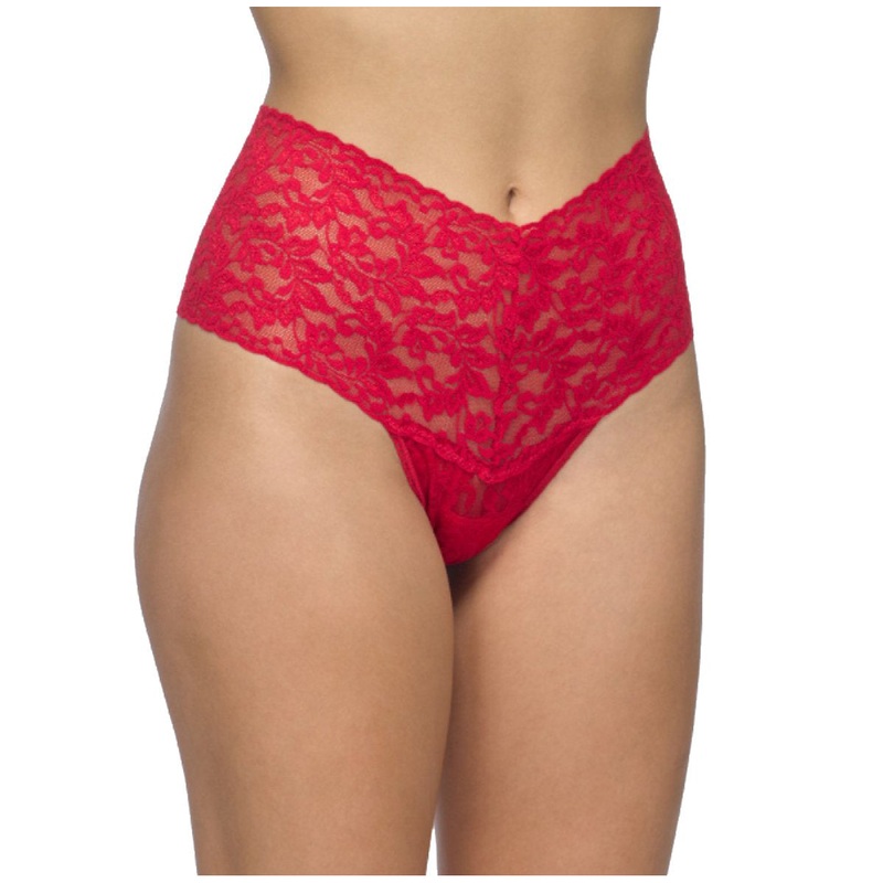 Hanky Panky Retro Lace Thong (9K1926P) – Red