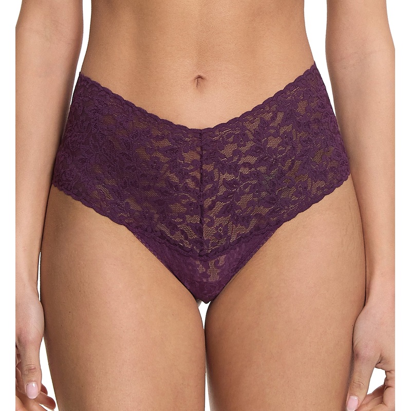 Hanky Panky Retro Lace Thong (9K1926P) – Stone Fruit