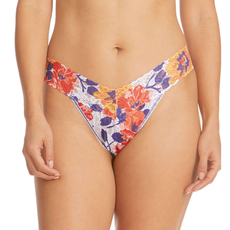 Hanky Panky Signature Lace Printed Original Rise Thong (PR4811P) – Sunrise Blossom