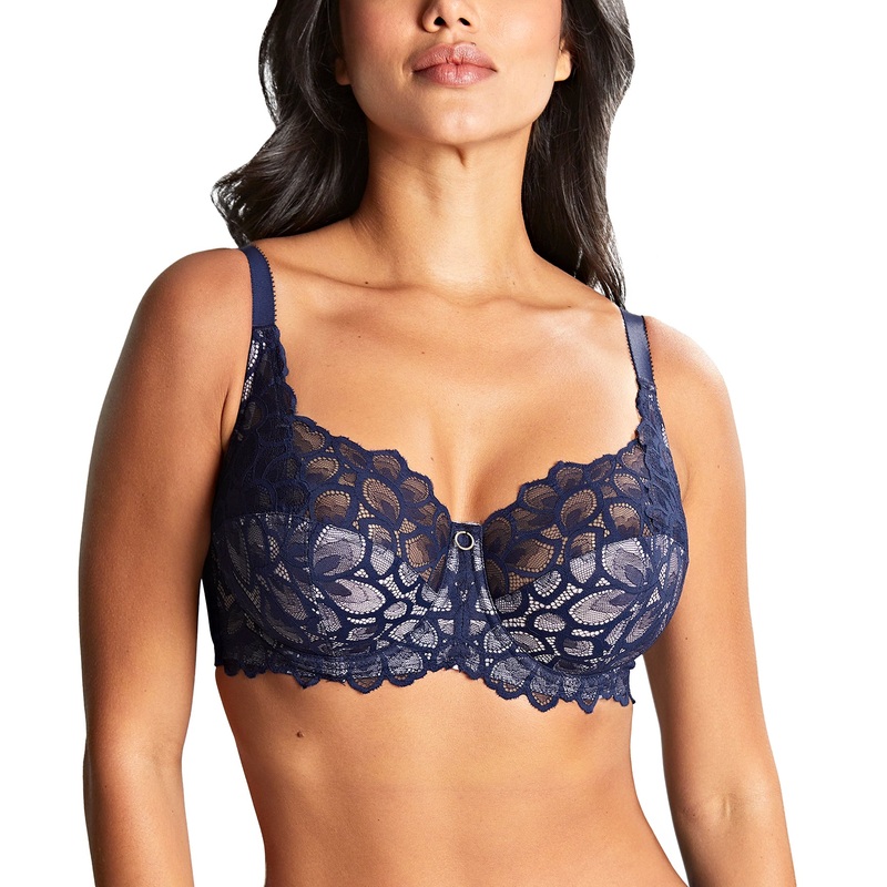 Panache Allure Stretch Lace Full Cup Underwire Bra (10765) – Navy