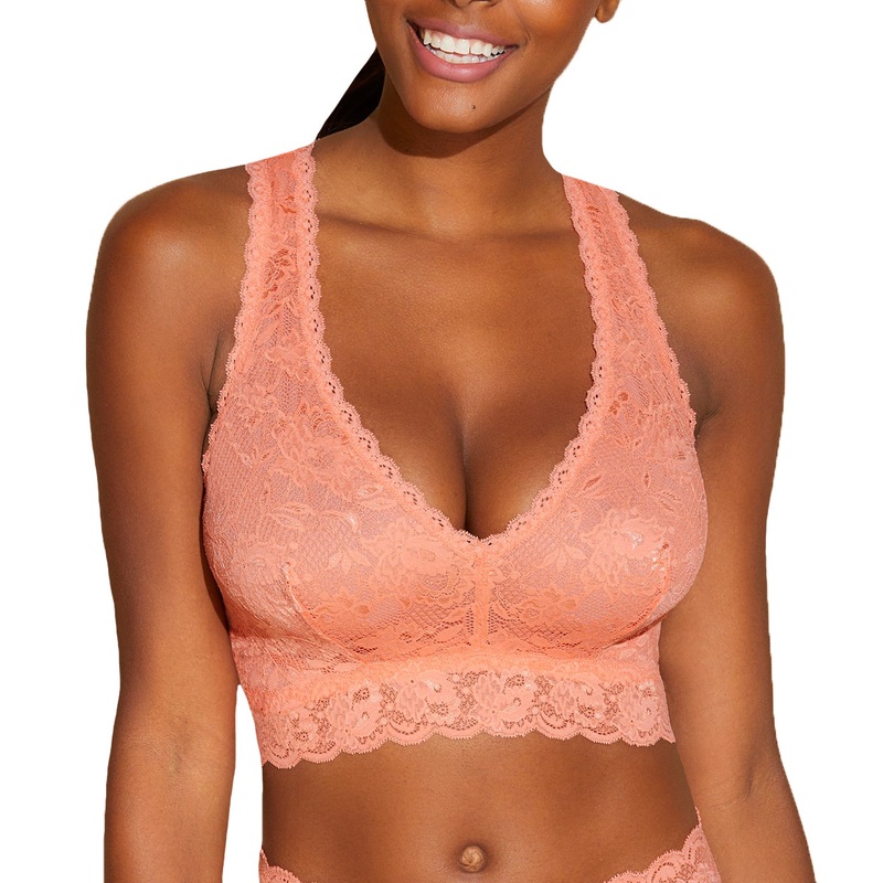 Cosabella Never Say Never CURVY Racie Racerback Bralette (NEVER1355) – Coral Breeze