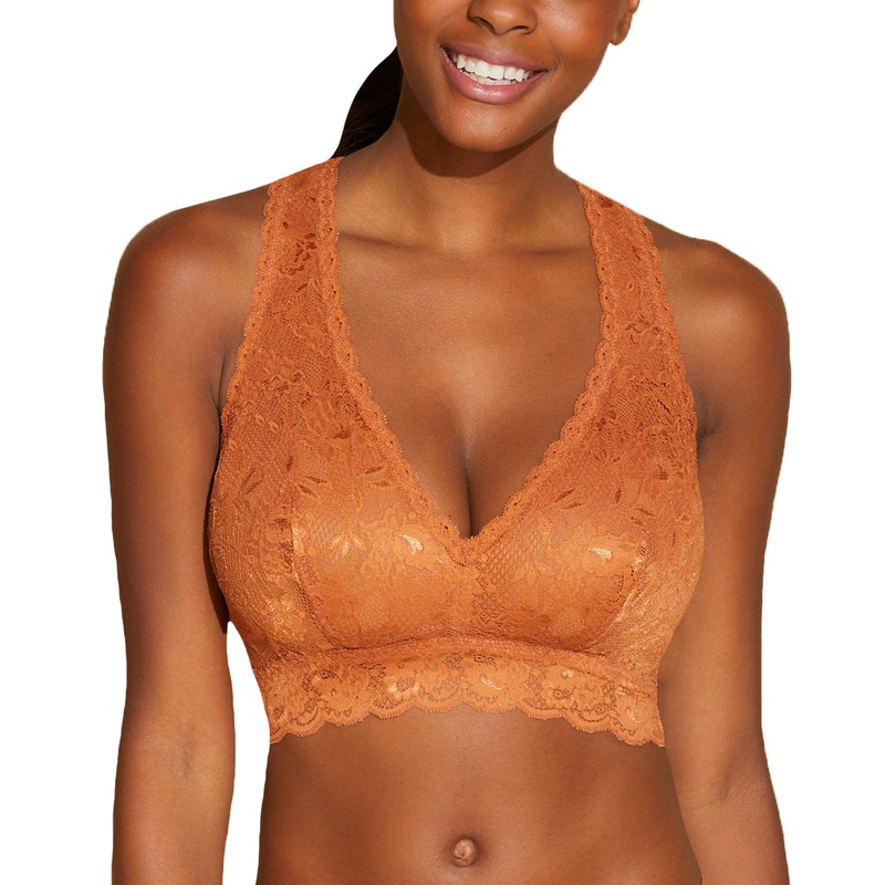 Cosabella Never Say Never CURVY Racie Racerback Bralette (NEVER1355) – Dark Copper
