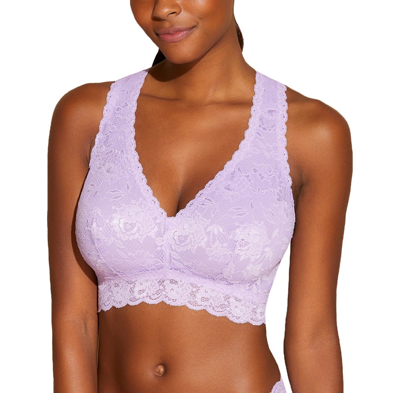 Cosabella Never Say Never CURVY Racie Racerback Bralette (NEVER1355) – Icy Violet