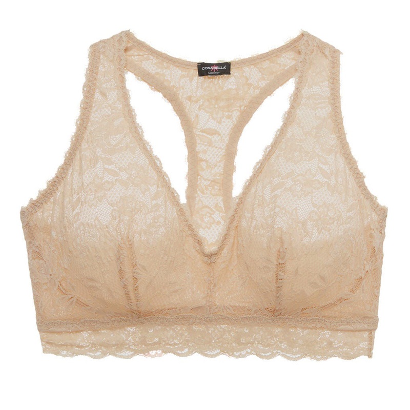 Cosabella NSN SUPER CURVY Racie Racerback Bralette (NEVER1365) – Camel