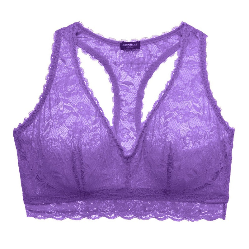 Cosabella NSN SUPER CURVY Racie Racerback Bralette (NEVER1365) – Cyclamen