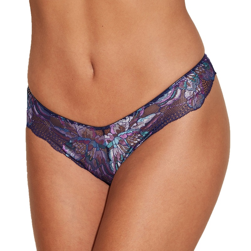 Cosabella Paradiso Low Rise Thong (PARAD0321) – Navy/Rani Pink