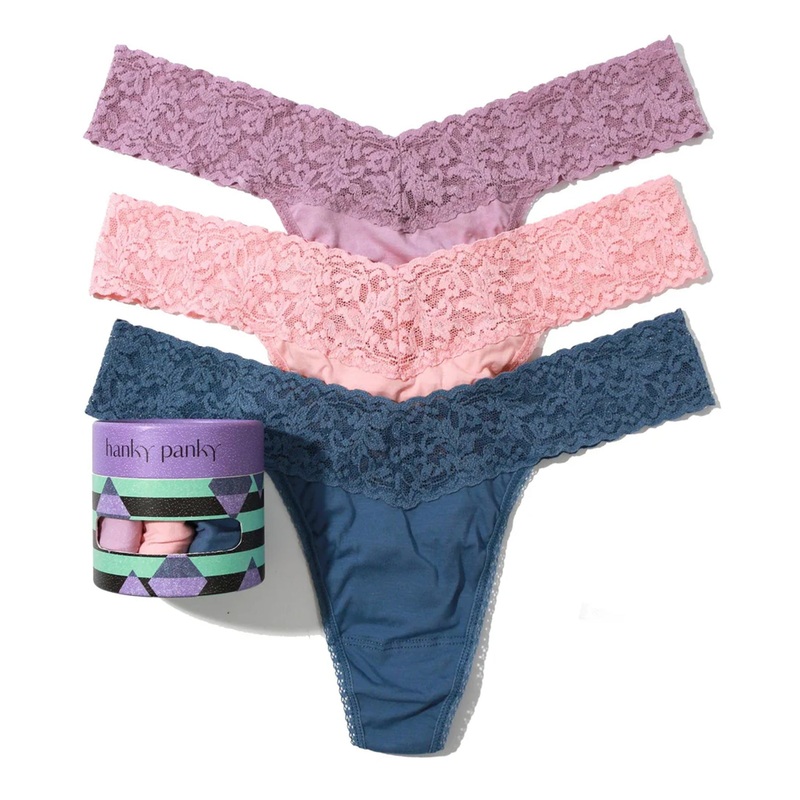 Hanky Panky 3-PACK Cotton Low Rise Thong (8915813PK) – Holiday23 FCMB
