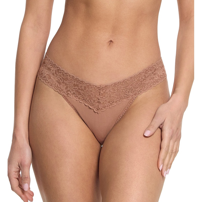 Hanky Panky Cotton Original Rise Thong (891801P) – Spiced Latte