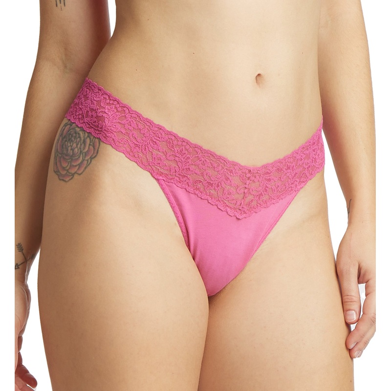 Hanky Panky Cotton Original Rise Thong (891801P) – Wild Pink
