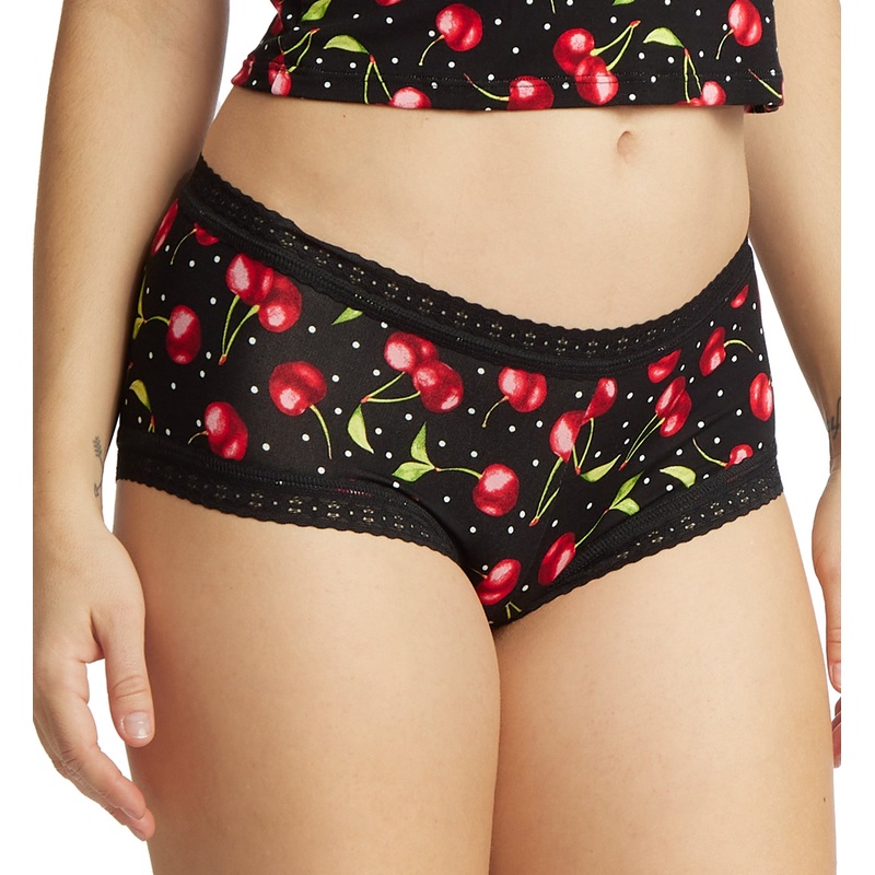 Hanky Panky DreamEase Printed Boyshort (PR681274) – Cherry Bomb