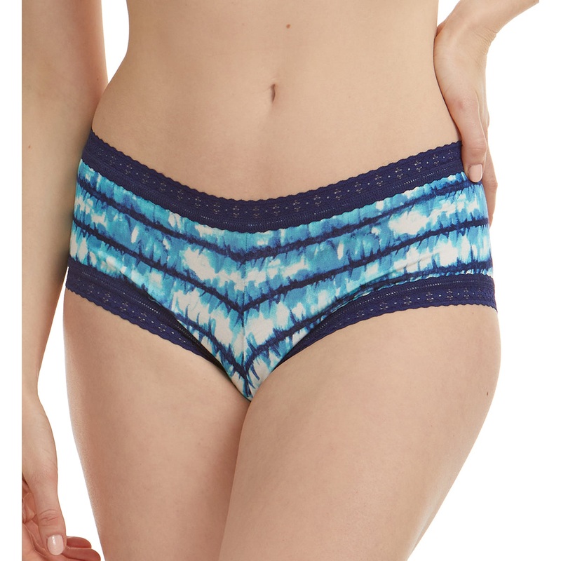 Hanky Panky DreamEase Printed Boyshort (PR681274) – Indigo Stripe
