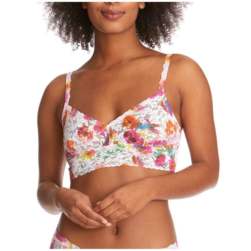 Hanky Panky Printed V-neck Retro Bralette (PR9K7272) – Floral Reflections