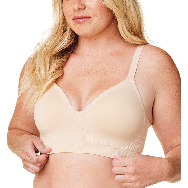BRAVADO! DESIGNS Everyday Muse Plunge Wire-Free Bra (11012V) – Butterscotch